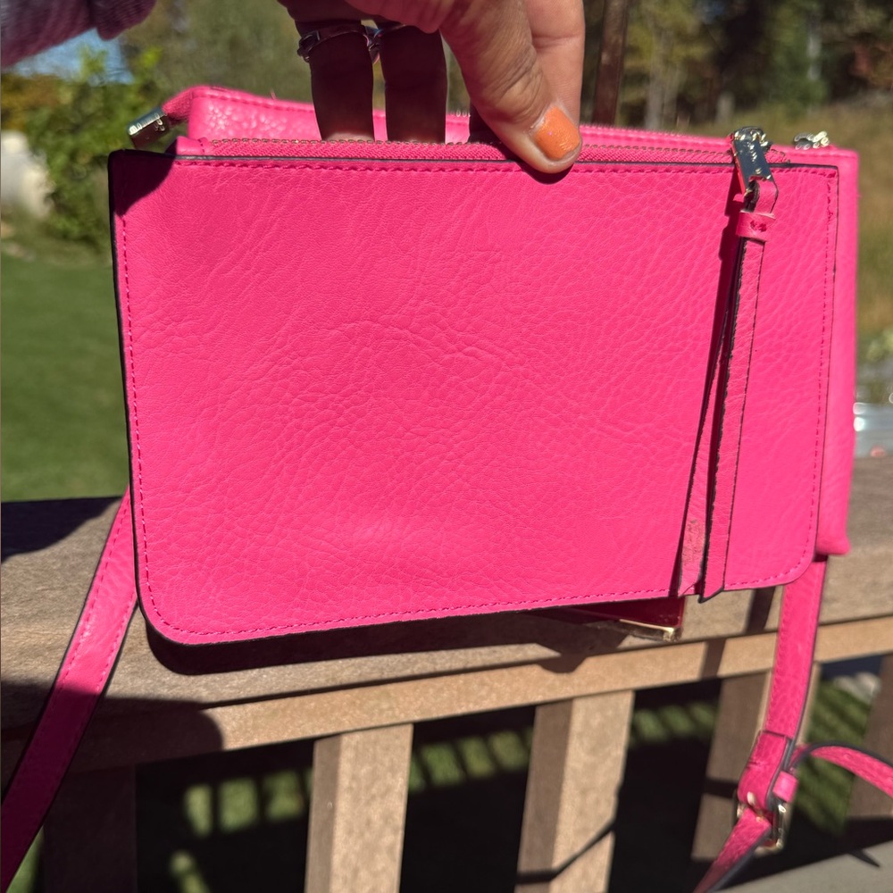 EUC! Juicy Couture Pink Vintage 2 Bags in 1 Crossbody Bag - Picture 6 of 12